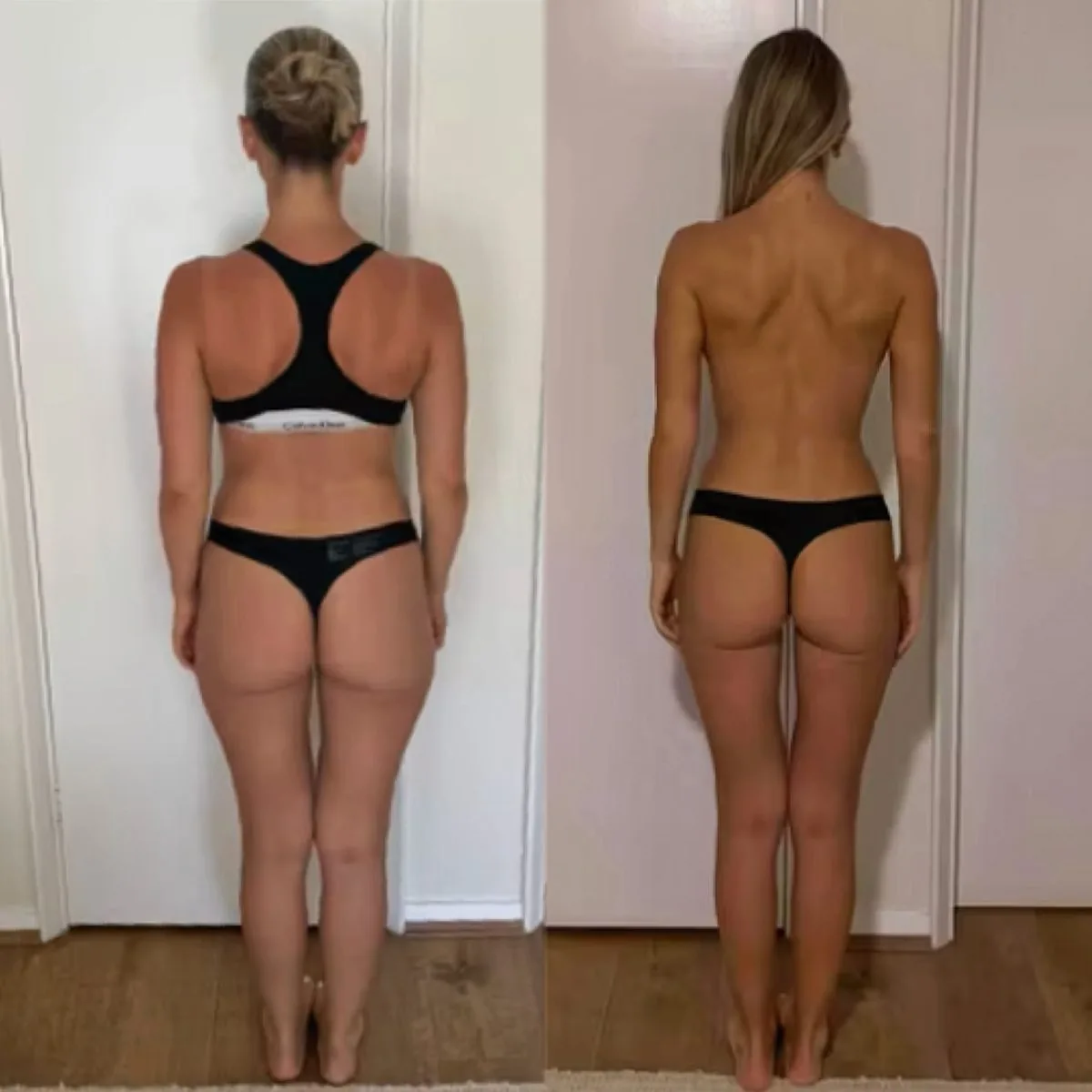 Client transformation 3, before and after